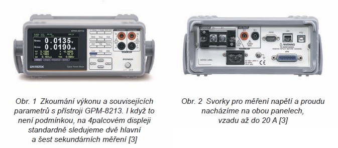 Jednu fázi při měření výkonu zachrání 19 parametrů